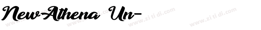 New Athena Un字体转换